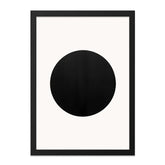 Minimalist Circle Wall Art, Black and White Print, Modern Art Poster, Geometric Wall Decor, Simple Art Print, Home Decor Artwork - Tawshia